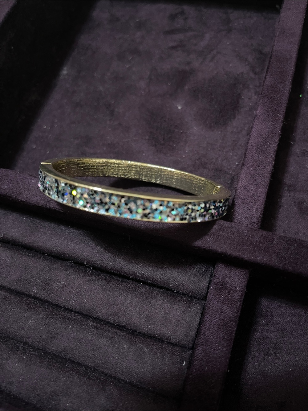 Sparkly multicolor gold bracelet excellent condition